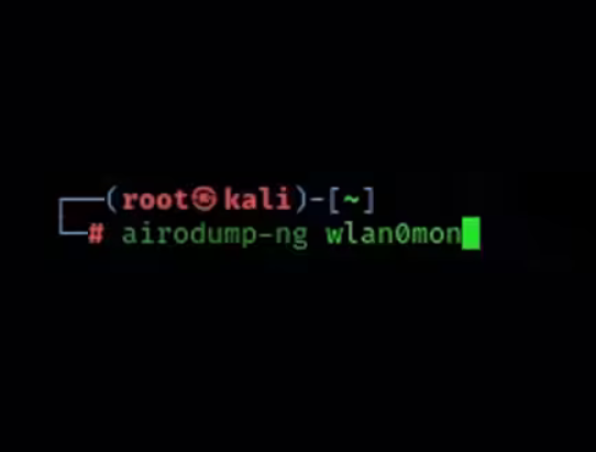 airodump-ng wlan0mon